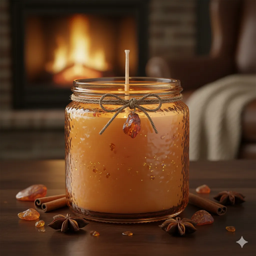 Amber Glow candle